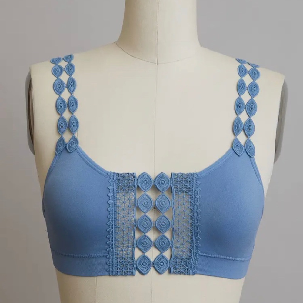Boho Bralette in Baby Blue